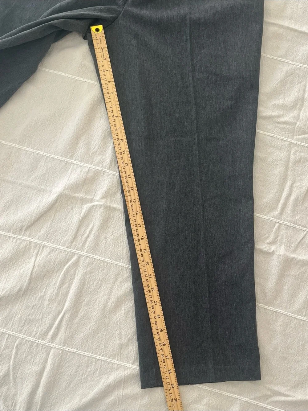 Dockers Mens Pleated Front Classic Fit Pants 38x29 Grey Grandpacore Preppy